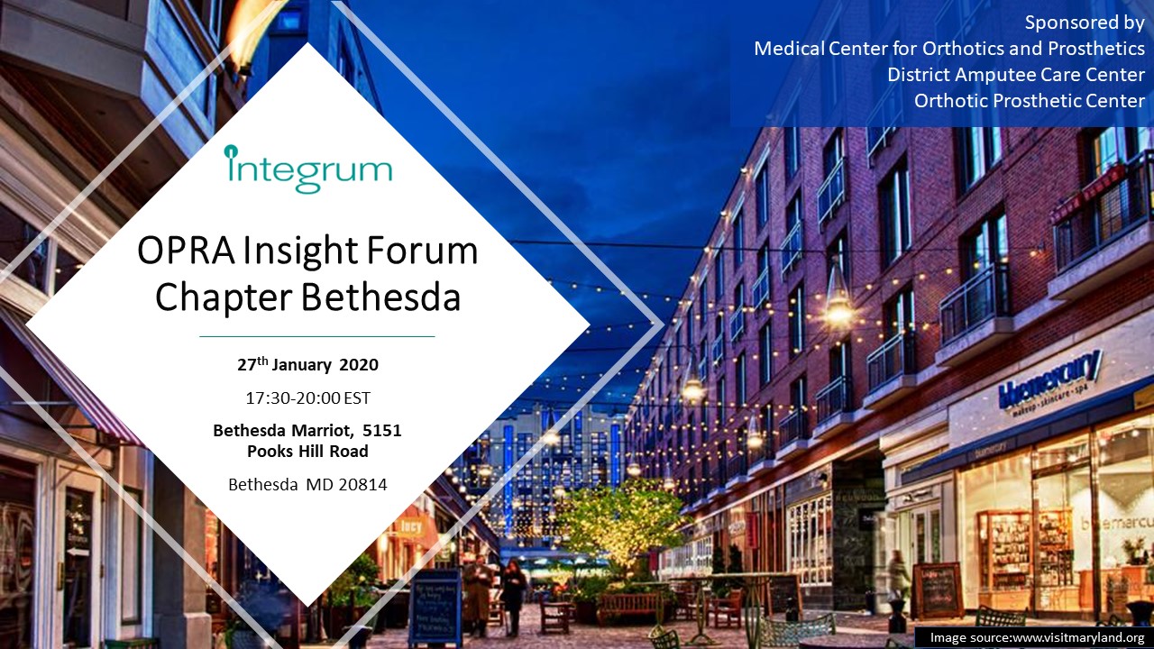 OPRA Insight Forum Chapter Bethesda.