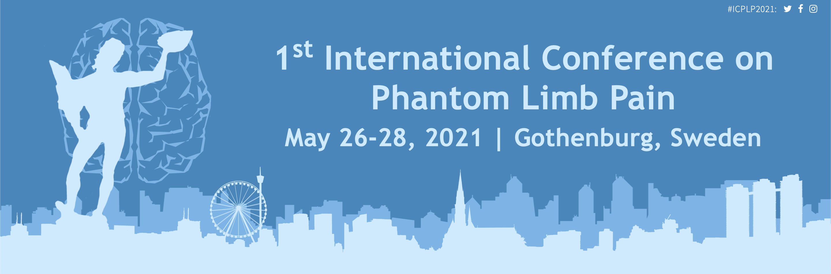 Banner of 1st International Conference on Phantom Limb Pain