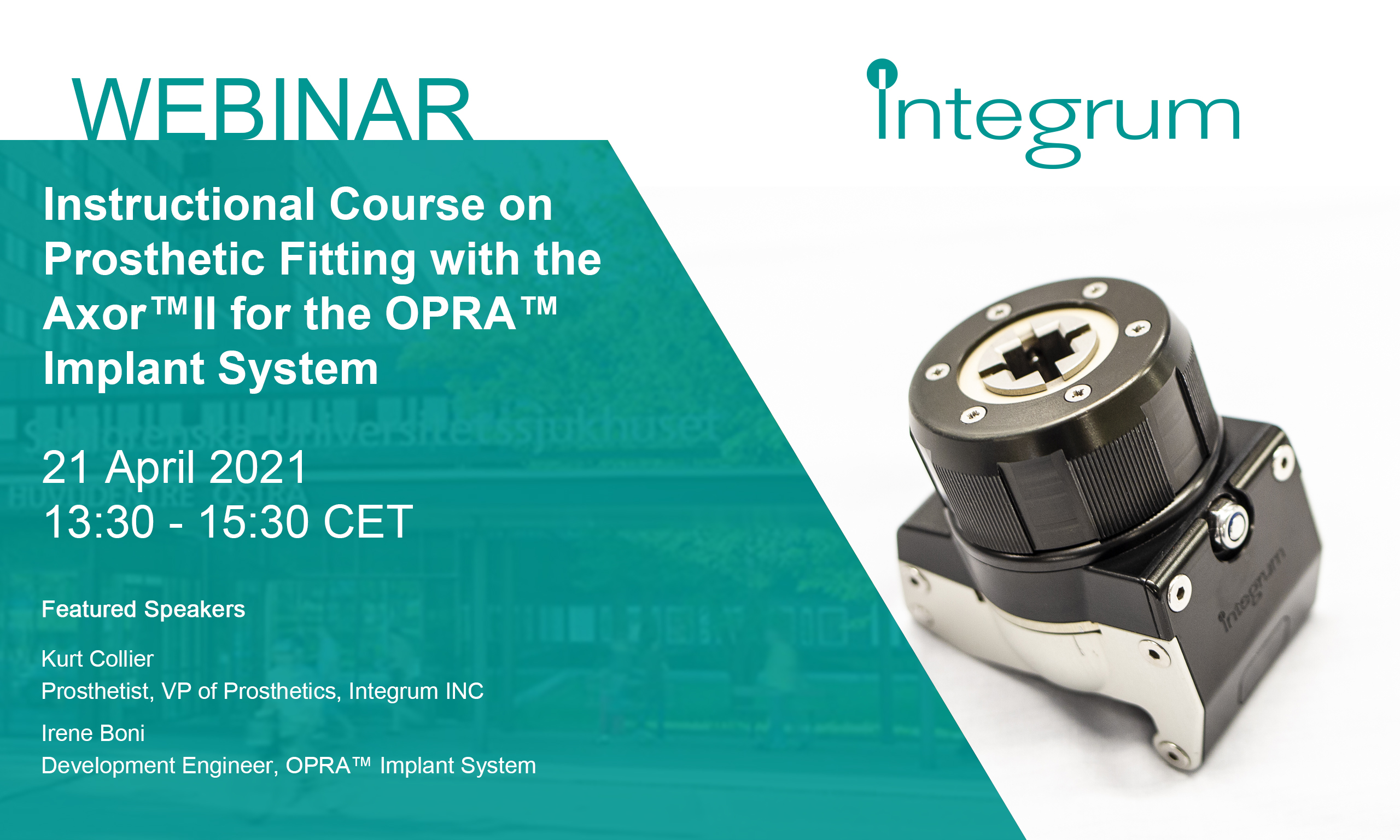 Instructional Course on Prosthetic Fitting with the Axor™II for the OPRA™ Implant System
